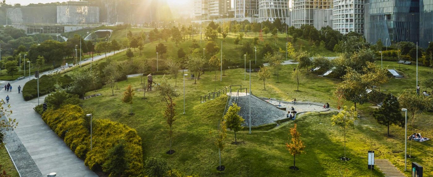 Parco pubblico alberato
